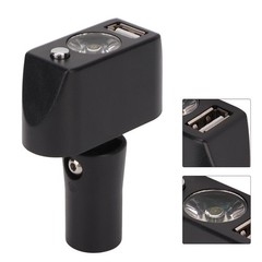 Electric Wheelchair Light 3 Pin XLR Head USB Charging Adjustable Angle LED Power