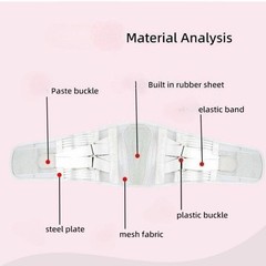Adjustable Lower Back Brace Lumbar Support Waist Belt For Men Women Pain Relief