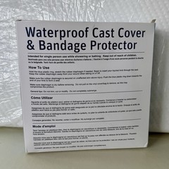 New! Leg Elevation Pillow Memory Foam Rest Wedge + Waterproof Cast Surgery Cover