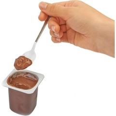 Teaspoon with Non-Slip Soft Touch Plastisol Handle for Comfortable Grip