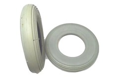 Pneumatic Treaded Tire, 8″ X 1 3/4″ (200×44), Light Gray Non-Marketing # 163-107