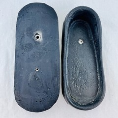 Wheelchair Foot Rest Platform Plate Heavy Duty Black