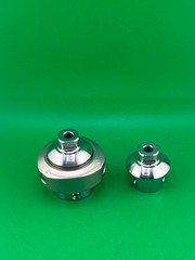 Prosthetic quick change release adapter w/ extra male pyramid insert. New