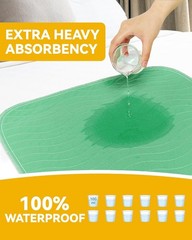 Washable Underpads Waterproof, 2 Pack 36″ x54“ Heavy Absorbency Incontinence Be