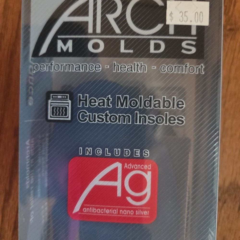 Custom Orthotic Insoles Archmolds Maximum Women’s 6.5-7 (C) Heat-Moldable NOS