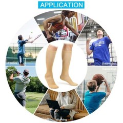 Compression Socks Pain 20-30-mmHgRelief Calf Leg Foot Support Stocking Men&Women