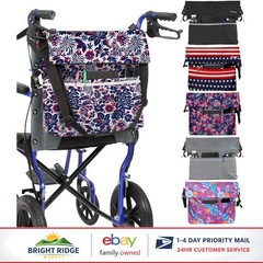 Water-Resistant Wheelchair Accessory Bag with Four Outer Pockets for Convenience