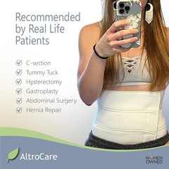 AltroCare Postpartum & Post Surgery Abdominal Binder. 3-Panel belly band for …