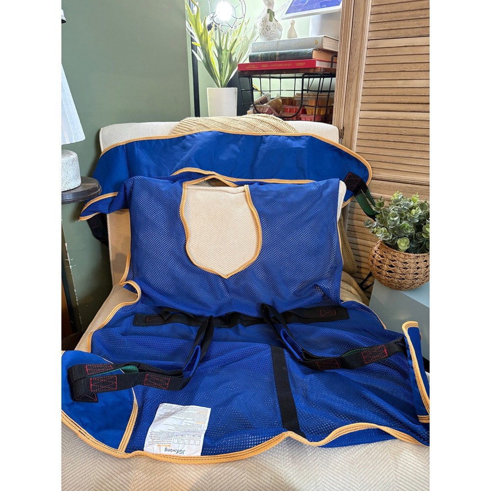 JGKwong Universal Full Body Mesh Lift Sling w/ Commode Opening Medium Hoyer