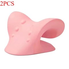 2pcs Relief Neck Traction Device – Pain Cervical Chiropractic Massage Pillow