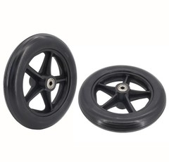 2PCS of 8 Inch Wheelchair Replacement Wheels Wheelchair Front Wheel Caster