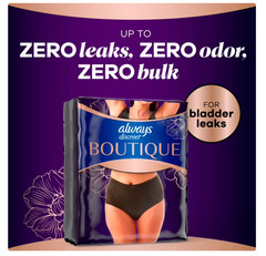 Always Discreet Boutique Women’s Incontinence Underwear, S/M, 20 Count