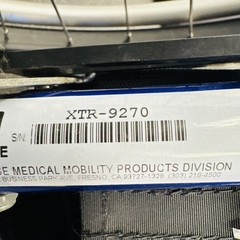 Quickie XTR Suspension Manual Wheelchair Frog Legs Casters Acta-Embrace Cushion