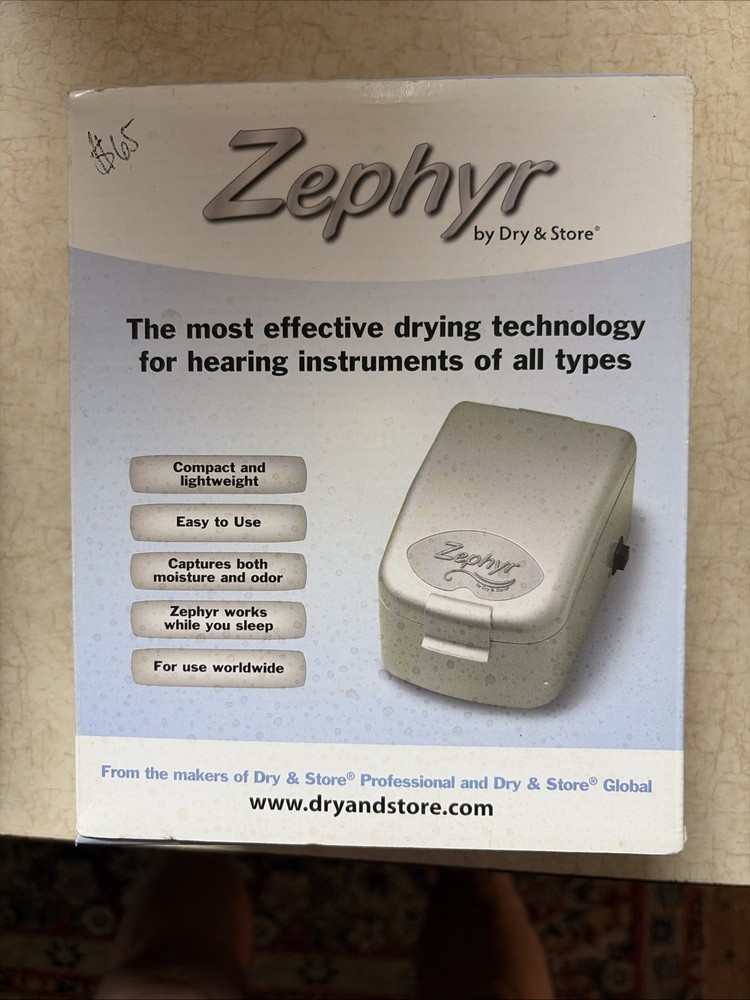 Zephyr by Dry and Store Hearing Aid Nasal Drying Storage System