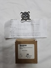 New Willowood Magnum Titanium 4-hole Pyramid Adapter/Reciever. MHD-PR-4