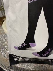 SB SOX compression socks 20-30 MmHg Black And Purple