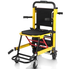 Electric Stair Climbing Chair Foldable Emergency Stair Lift Wheelchair 200W