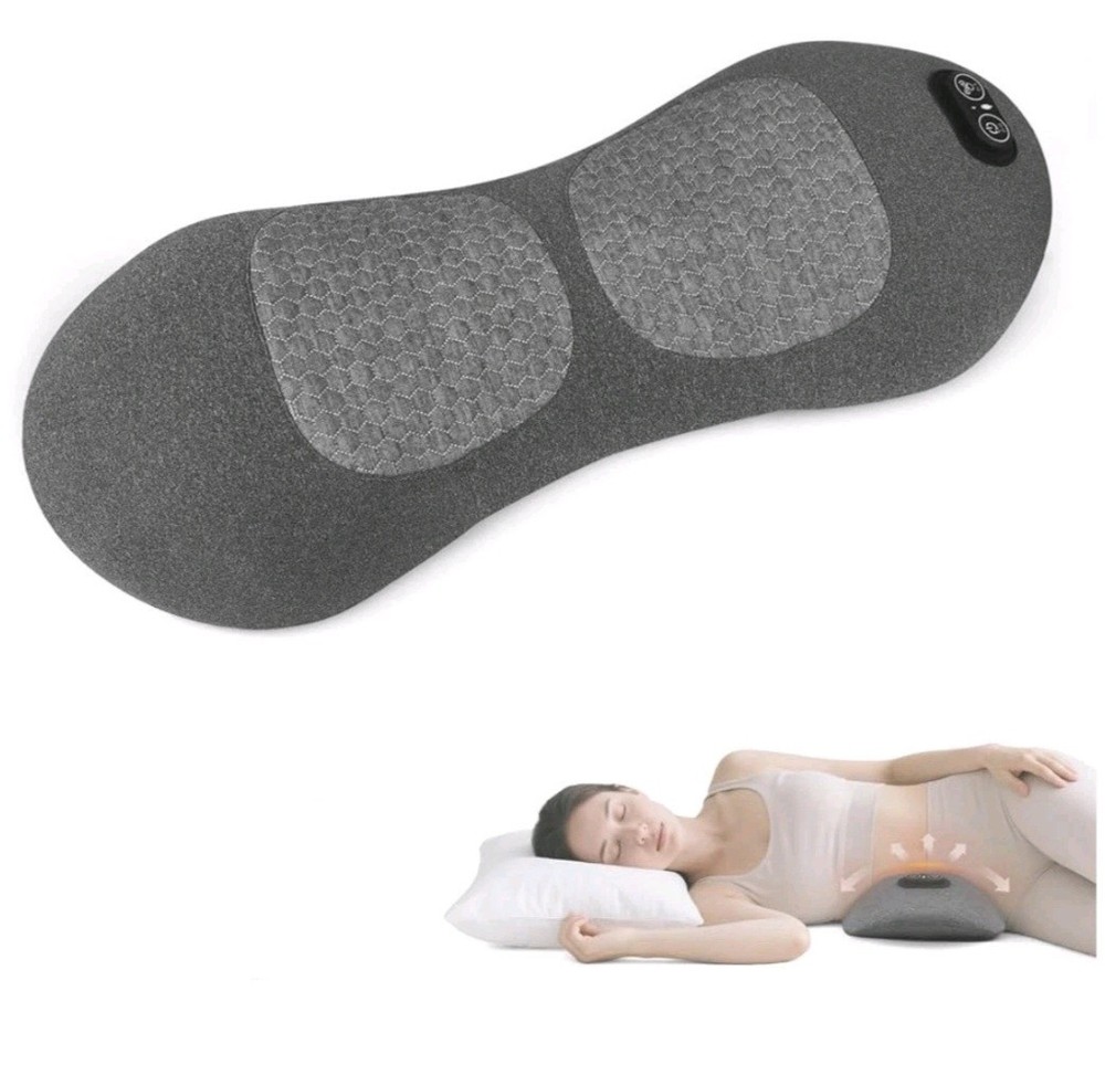 3-in-1 Back Massager with Heat & Vibration- Smooth Spine Triple Fusion Lumbar