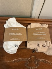 EVERSTRIDE COMPRESSION SOCKS / XL / Bamboo / 2 Pairs