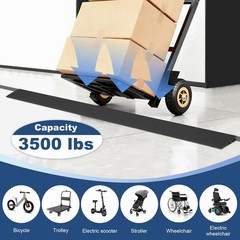 3/4″ Rise Odorless Threshold Ramp for Doorways, Wheelchair Ramp with 3500 lbs…