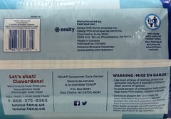2 Pack Tena ProSkin Unisex Briefs Adult Diapers, Super Absorbency, XL, 2 X 12 CT