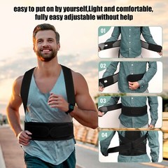 Posture Corrector PreventSlouching Provide Back Support ImproveThoracic Kyphosis