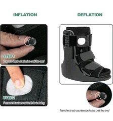Air Walker Boot, Fracture Boot Short Walking Protection Fits Left or Right Foot