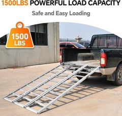 Rockland Tri Fold Loading Ramp 84×54 1500lb Capacity 1 Pack