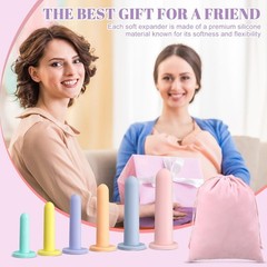 Geiserailie 6 Pcs Silicone Fitness and Exerciser Set for Kegel Exercises with