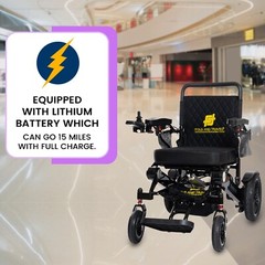 Fold And Travel Auto Fold Remote Control Lightweight Electric Power Wheelchair