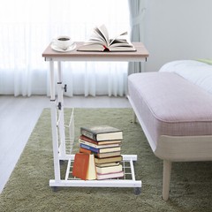 Bed Side Table Hospital Overbed Rolling Tray Adjustable Bedside Working Desk NEW