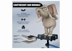 BlessReach Foldable Steerable Knee Scooter Walker Foot Surgery Recovery