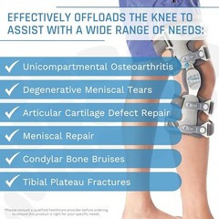 Ovation Medical Game Changer Unloader Left Knee Brace OA Arthritis