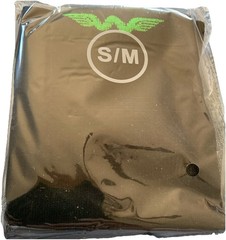 1 Pair Wasser Graduated Compression Socks. Black/Green S/M Box Damaged. New