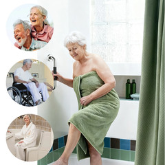 2PCS Stainless Steel Grab Bar Bathroom Safety Handicap Shower Tub Handle Support