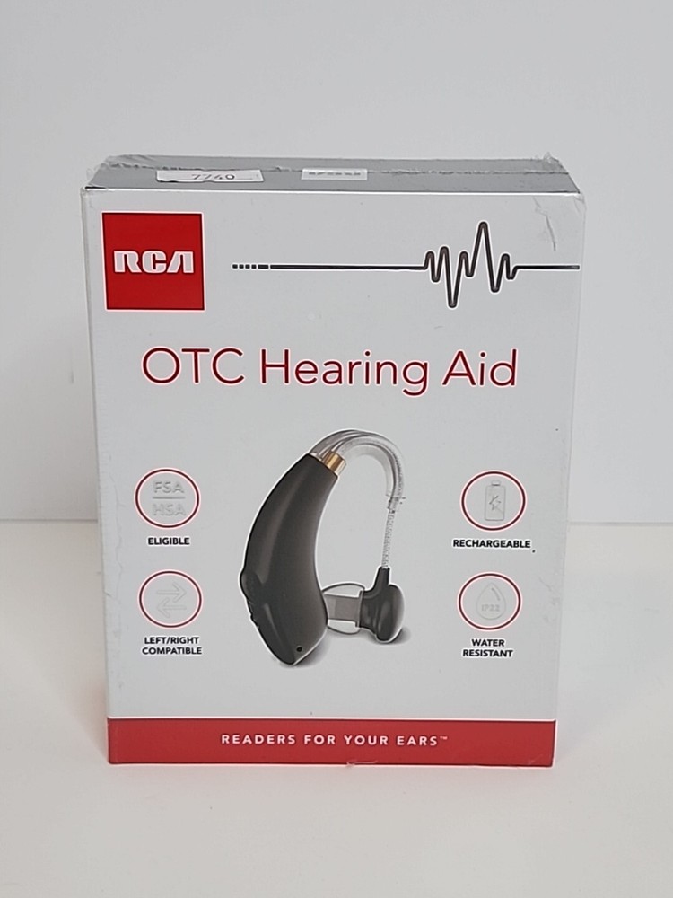 RCA OTC Hearing Aid. Left/Right Compatible.