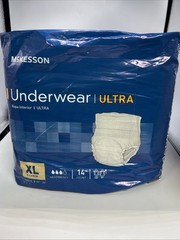 McKesson Adult Disposable Pull On Underwear Diapers XL Heavy Absorb 14 Ct-