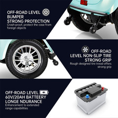 800W Heavy Duty Mobility Scooter 4 Wheel 31 Miles fit Senior 500lbs Capacity
