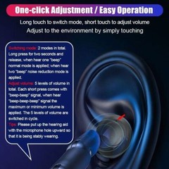 Rechargeable Hearing Aid – Lightweight Digital Sound Booster Designed for Senior