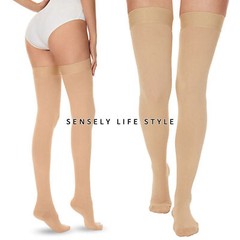 US Women’s Compression Stockings 20-32 mmHg Body Curve Tights Thigh High Socks