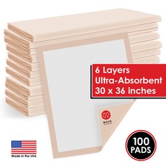 100 PREMIUM Disposable Underpads 30×36 Ultra Absorbency Bed Incontinence Bed Pad