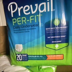Prevail Per-Fit Daily Incontinence Pants XXL Extra Absorbency Odor Guard 20