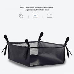 Wheelchair Underneath Bag 600D Oxford Cloth Movable Under Seat Basket For