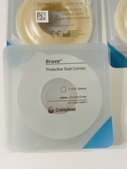 Coloplast Brava CONVEX PROTECTIVE SEAL Barrier #12092 1-3/16″ 8mm 1BX/10EA ~2027