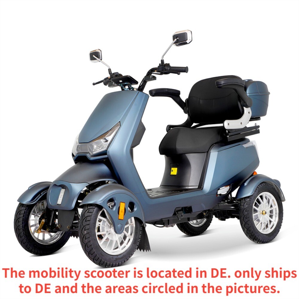 4 Wheels Mobility Scooter 1000W 60V 20AH battery Motor for Elder Senior