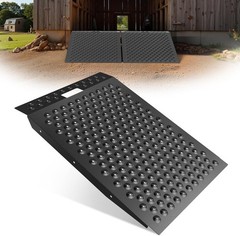 1PC 24×36 in Shed Ramp for Riding Mower 750 LB Metal Lawn Mower Ramp for Tractor