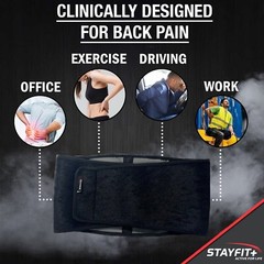 Lower Back Brace Adjustable Lumbar Work Support Belt for Pain Relief Men Women