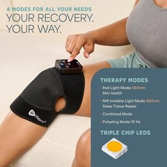 Red Light Therapy Knee Brace – Portable Infrared Device for Pain Relief Stiffnes