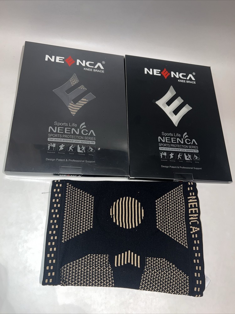Qty:2 NEENCA Plus Size Knee Brace with Side Stabilizers & Patella Gel Pad 3XL