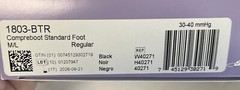 Sigvaris Compreboot Inelastic 30-40mmHg Black Med/Large